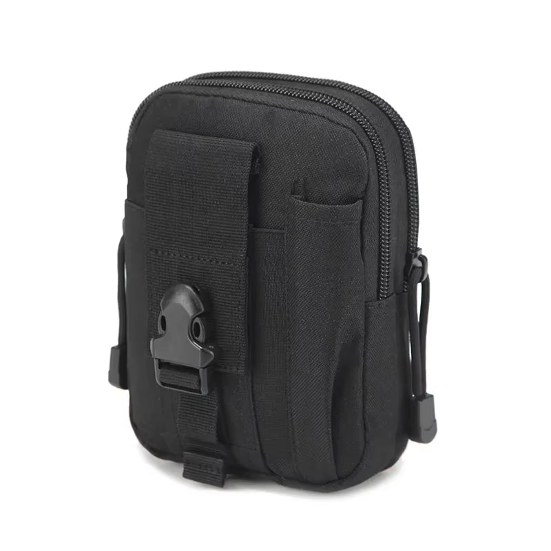 MOLLE Pouch Belt Waist Pack Men Small Pocket Survival Tool Bag for Running Travel Camping Hunting Airsoft