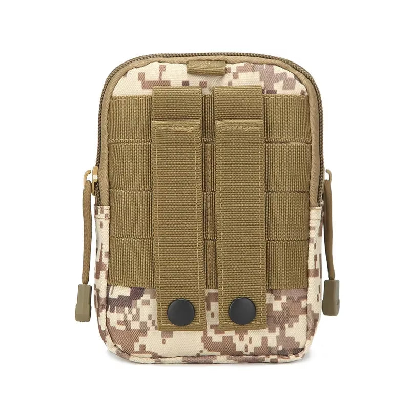 MOLLE Pouch Belt Waist Pack Men Small Pocket Survival Tool Bag for Running Travel Camping Hunting Airsoft