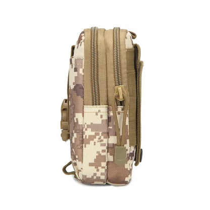 MOLLE Pouch Belt Waist Pack Men Small Pocket Survival Tool Bag for Running Travel Camping Hunting Airsoft